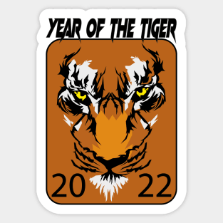 Year of the tiger Sticker